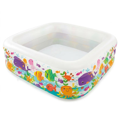 בריכה מתנפחת INTEX 159X159 לילדים - עולם המים | שמח עד הבית