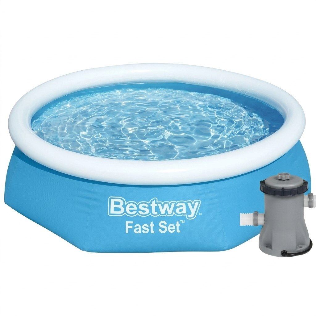 בריכה משפחתית 244X61 עם משאבת פילטר | BESTWAY | שמח עד הבית