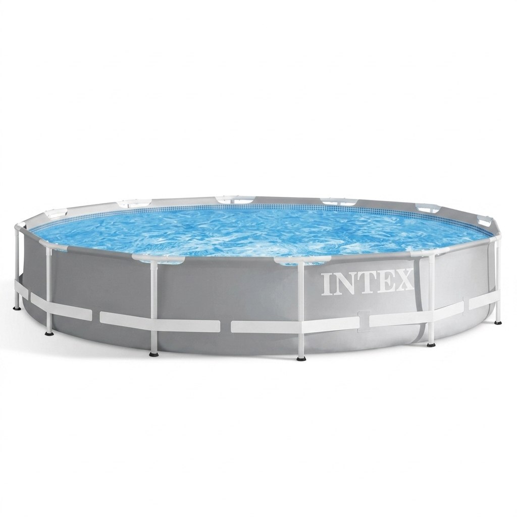 בריכת עמודים עגולה 26710 Prism Frame 366X76 מבית INTEX