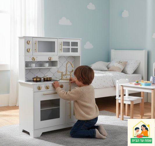 מטבח לילדים מעץ אלקטרוני ירושלים