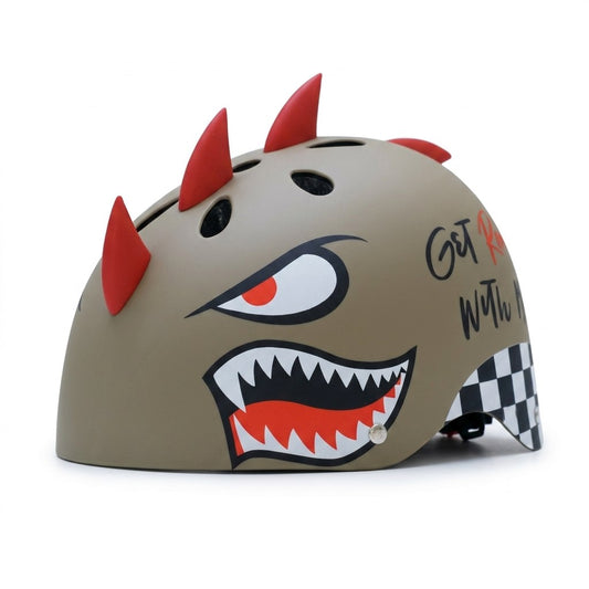קסדה לילדים SHARK חום מדבר מט MEDIUM 82728