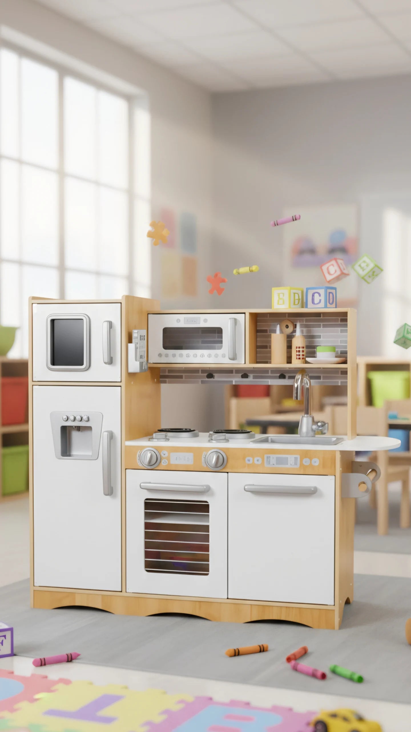 מטבח גולן - מטבח עץ עמיד וחזק לילדים עם דגש על איכות